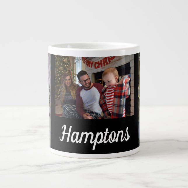 Custom. Family Photos. Large Coffee Mug (Front)