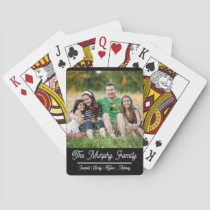 Custom Family Playing Cards