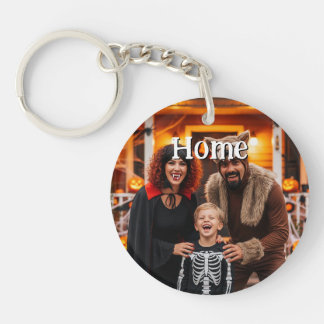 Custom Family Portrait Personalised Key Ring