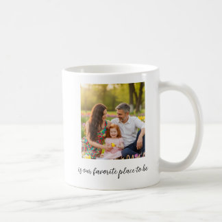 Custom Family Portrait Personalised Message Coffee Mug