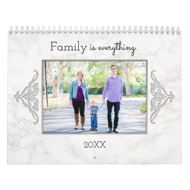 Custom Family Quotes and Photos Calendar (Cover)