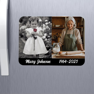 Custom Family Remembrance Memorial Photo Magnet
