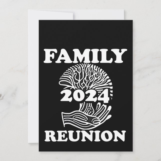Custom Family Reunion 2024 Post Cards  (Front)