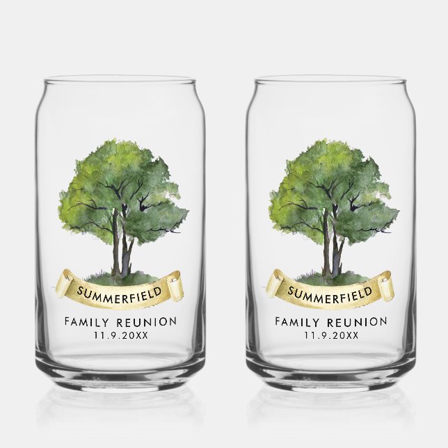Custom Family Reunion Cousins Crew Matching Can Glass (Front)