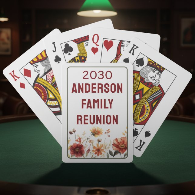 Custom Family Reunion Game Playing Cards (Creator Uploaded)