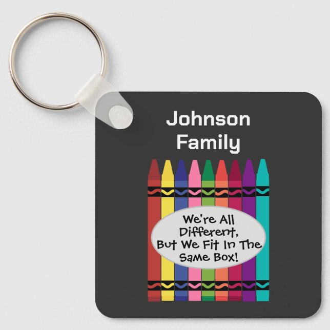 Custom Family Reunion Keychain Car Key Chain (Front)