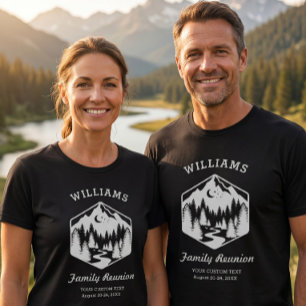 Custom Family Reunion Mountain T-Shirt
