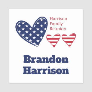 Custom Family Reunion Name Tag