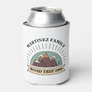 Custom Family Reunion Road Trip Mountain Can Cooler
