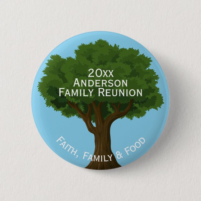 Custom Family Reunion Souvenir 6 Cm Round Badge (Front)