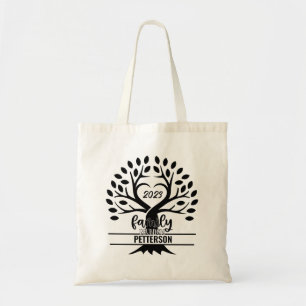 Custom Family Reunion Tree Roots Tote Bag