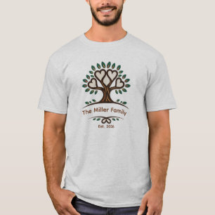 Custom Family Reunion Tree T-Shirt