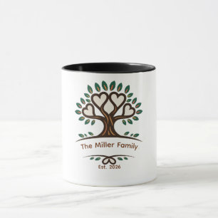Custom Family Reunion Tree T-Shirt Mug