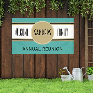 Custom Family Reunion Welcome Banner