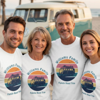 Custom Family Road Trip T-Shirt
