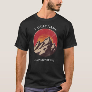 Custom Family Road Trip T-shirt Mountain