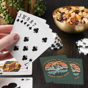 Custom Family Road Trip Vacation Reunion Playing Cards