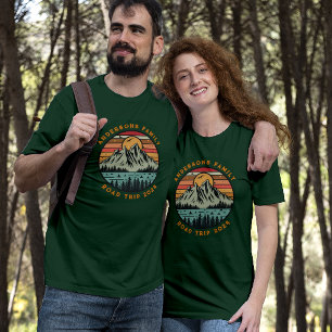 Custom Family Road Trip Vacation Reunion T-Shirt