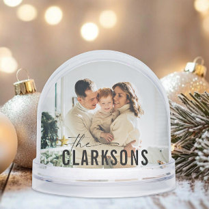 Custom Family Snow Globe