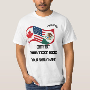 Custom Family Soccer Tournament Shirt - Ca EEU Mx