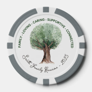 Custom Family Tree Reunion  Poker Chips