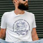 Custom Family Trip Group Matching Beach Vacation T-Shirt<br><div class="desc">Make your Custom Family Beach Vacation unforgettable with this matching family trip group t-shirt! This T-shirt is perfect for summer getaways and group photos.</div>