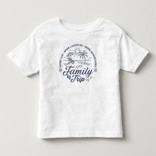 Custom Family Trip Group Matching Beach Vacation Toddler T-Shirt