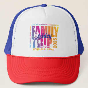 Custom Family Trip Matching Group Vacation Trucker Hat