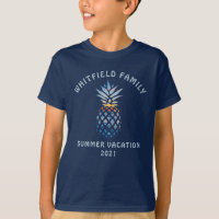 Custom Family Tropical Summer Vacation Sandy Beach