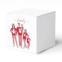 Custom Family Two Photo Double-Sided Christmas