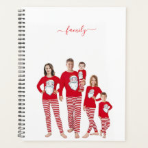 Custom Family Two Photo Double-Sided Christmas