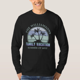 Custom Family Vacation Beach Tropical Island T-Shirt