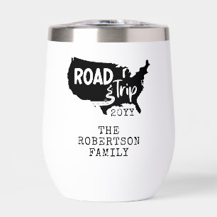 Custom Family Vacation Family Road Trip USA Map