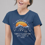 Custom Family Vacation Matching Camping Mum Tri-Blend Shirt<br><div class="desc">Good mood? Just add campfire,  s'mores,  and the rest of the family with a matching outfit. Cute camping theme design you can customise for your next family adventure with a place holder for the site and year. 

Perfect for family photos while you're out there exploring the jungle or campsite</div>