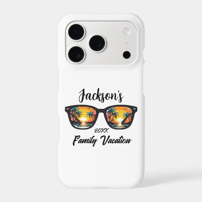 Custom Family Vacation Memories Phone Case (Back)