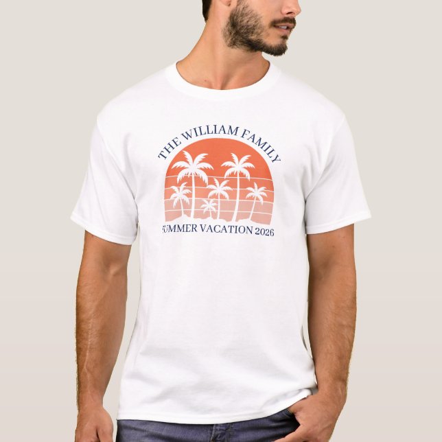 Custom Family Vacation  Men's Basic T-Shirt (Front)