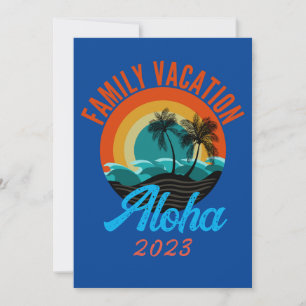 CUSTOM FAMILY VACATION MODE  INVITATION