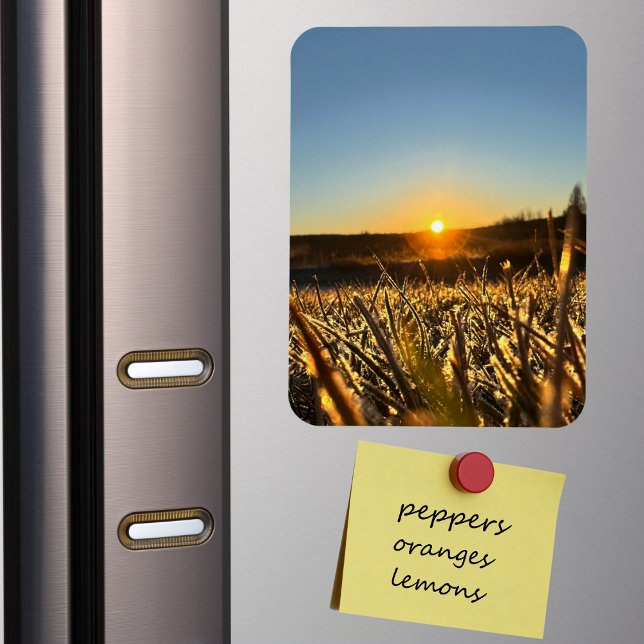 Custom Family Vacation Photo Refrigerator Magnet (Creator Uploaded)