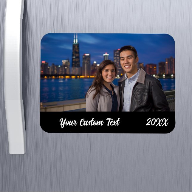 Custom Family Vacation Photo Refrigerator  Magnet (Creator Uploaded)