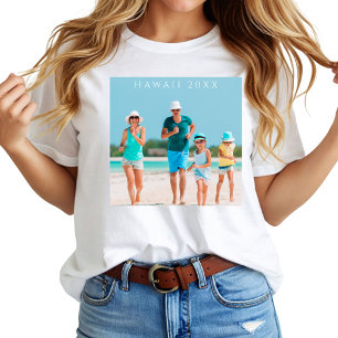 Custom Family Vacation Photo T-Shirt