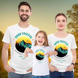 Custom Family Vacation Road Trip Matching T-Shirt