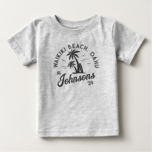 Custom Family Vacation Summer Beach Group Trip Baby T-Shirt