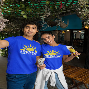 Custom Family Vacation Sun Horizon T-Shirt
