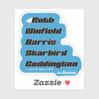 Custom Family Vinyl Sticker-Blue