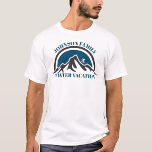 Custom Family Winter Vacation T-Shirt