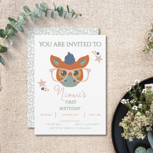 Custom Farm Animals Birthday Invitation 