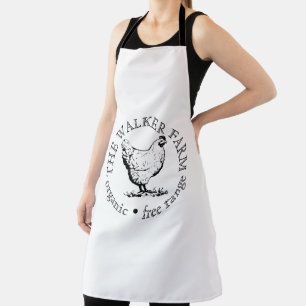 Custom Farm Business Promotional Logo Apron