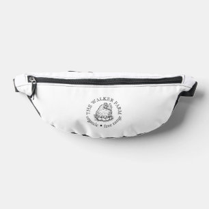 Custom Farm Business Promotional Logo Bum Bags