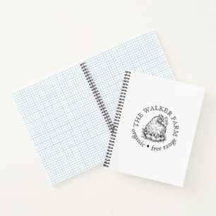 Custom Farm Business Promotional Logo Notebook