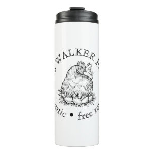 Custom Farm Business Promotional Logo Thermal Tumbler